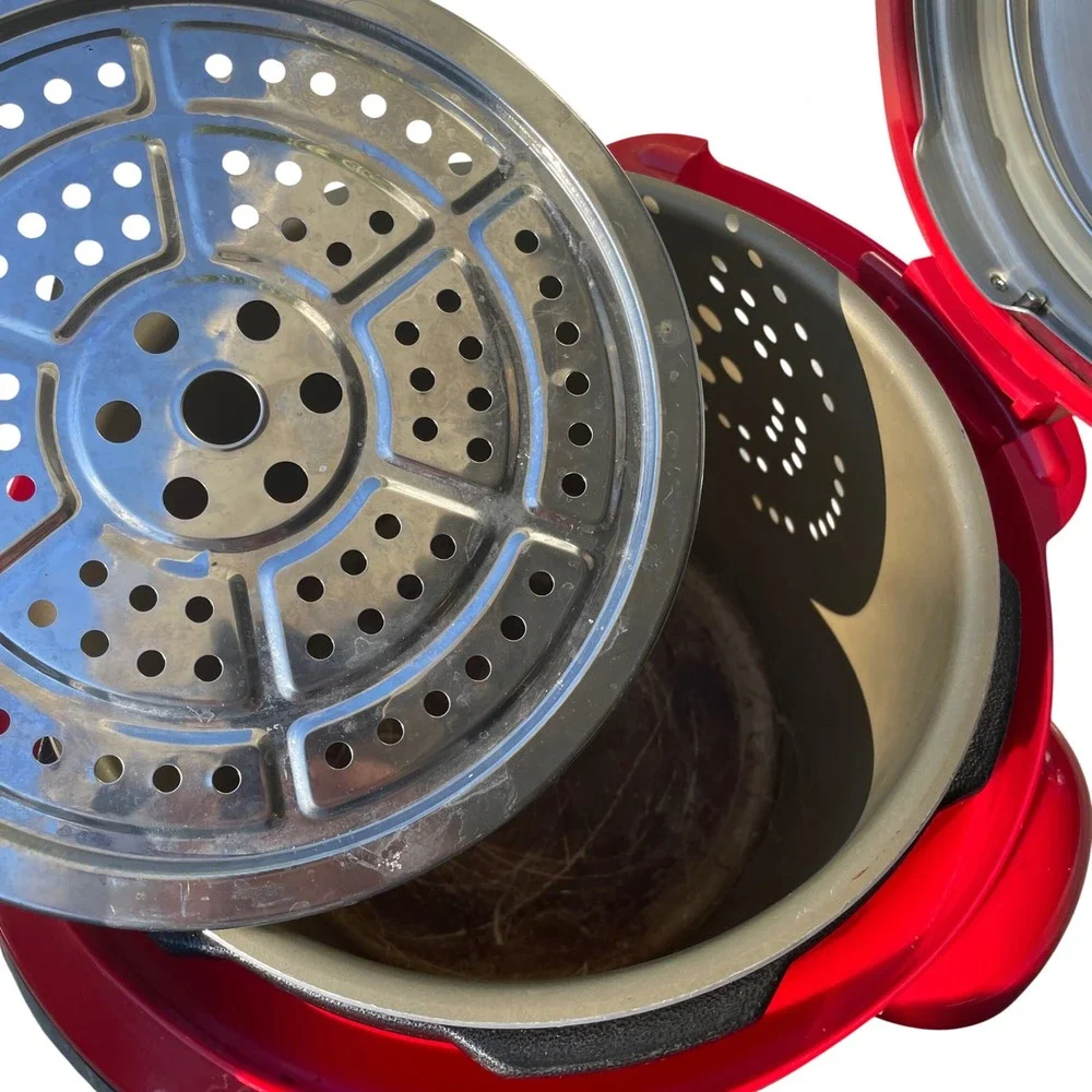 Elite Maxi Matic Platinum EPC 808R‎ Red 120V 1200W Electric Pressure Cooker 8QT